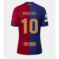 Camisa de time de futebol Barcelona Ansu Fati #10 Replicas 1º Equipamento 2024-25 Manga Curta